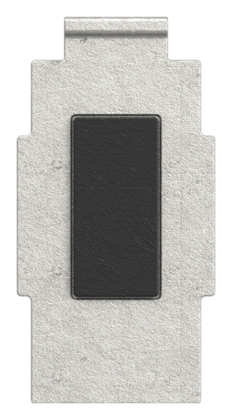 Sicherungsplatte für Mod. 38 - V4A