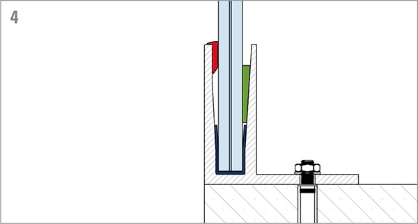 Alu-Profil | MASSIV2 | Länge: 3000 mm | aufgesetzte Montage | Aluminium