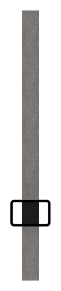 Rechteckrohr - Masse- 30x20x2 mm - Laenge- 3000 mm - Stahl S235JR- roh-30-2103.8