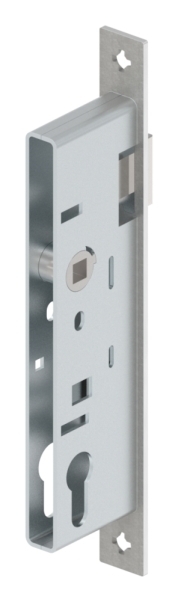 Rohrrahmenschloss verzinkt mit Dornmass 40mm- mit Anti-Panikfunktion E- DIN links-88-1160103-AP-E.L