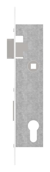 Rohrrahmenschloss verzinkt- Abstand 92 mm- Dornmass 30 mm- Stulpe Edelstahl-11-3922.4