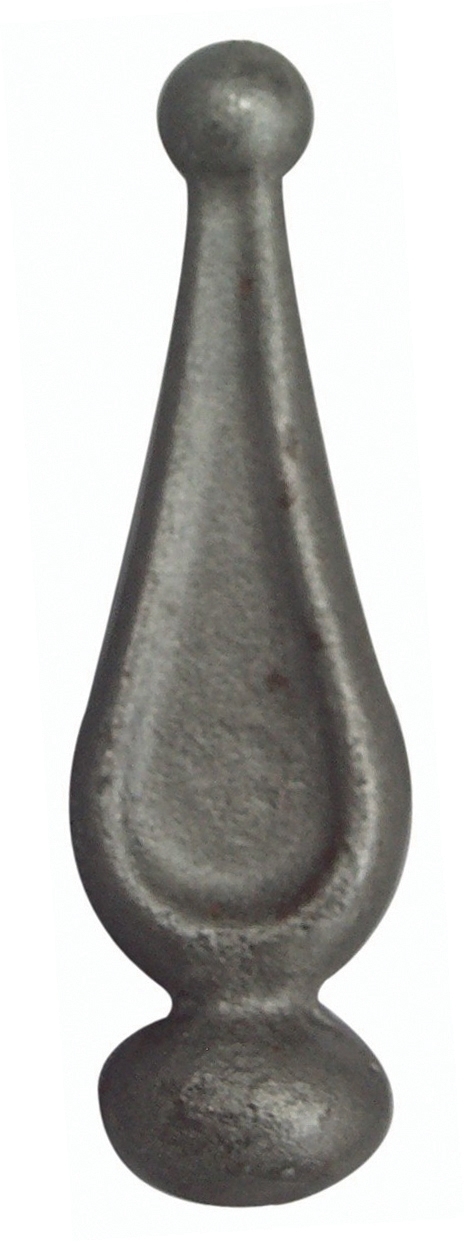 Zaunspitze Stahl geschmiedet  88 mm- B 29 mm Hals Ø 21-5 mm roh-89-11E213188-A.4