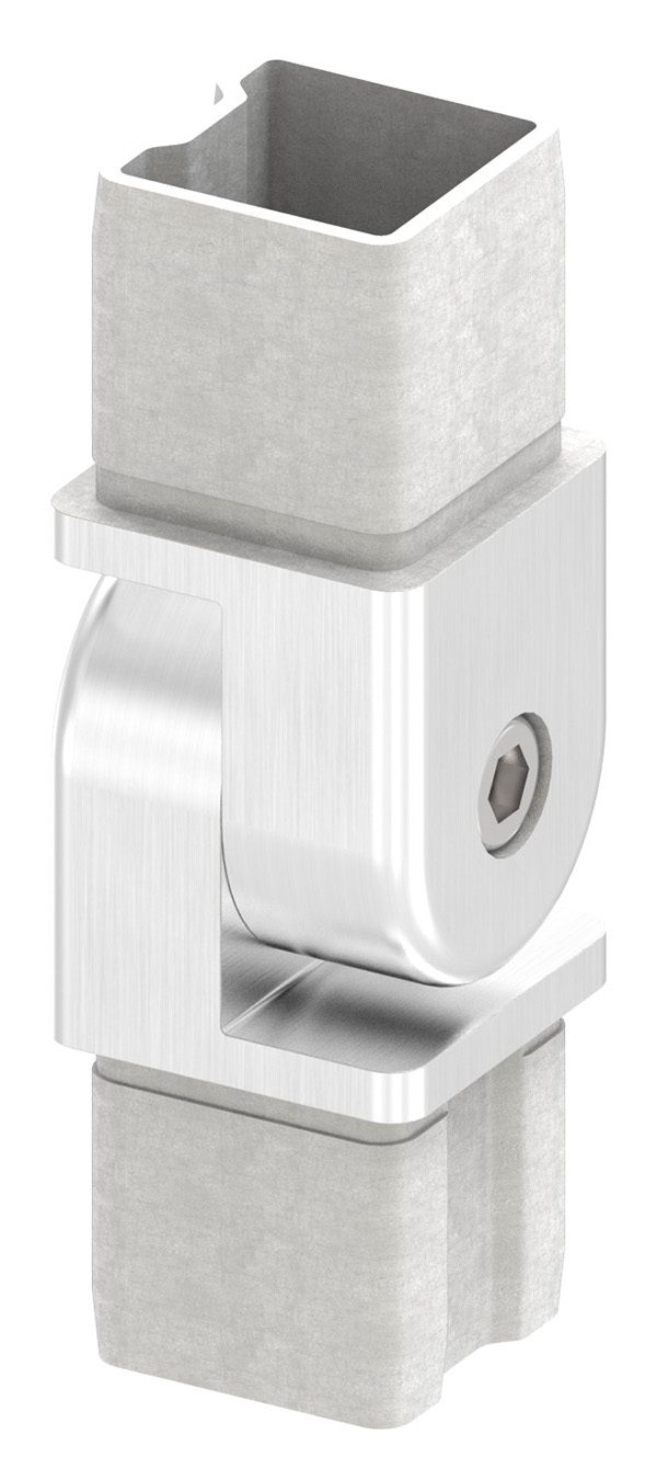 Verbindungsgelenk für Rohr 30x30x2mm, V4A