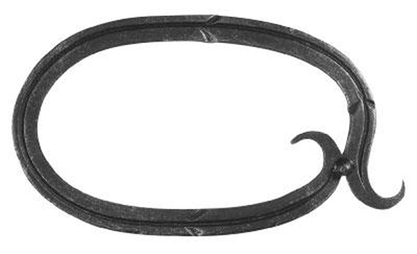 Hausnummer 0 | Abmessung 18x10 cm | Material 12x5 mm | Stahl (Roh) S235JR