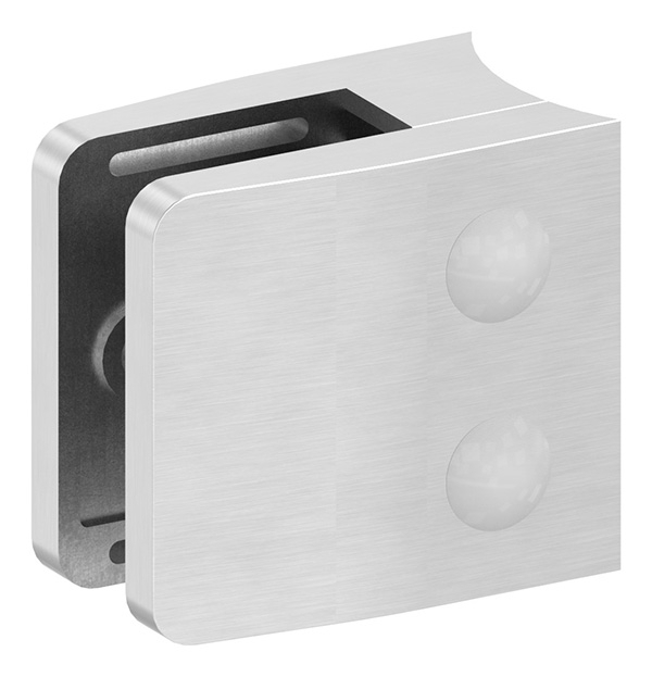 Glasklemme 52x52x32-5 mm AbZ fuer Anschluss Ø 60-3 mm V4A-10-3160ABZ.1