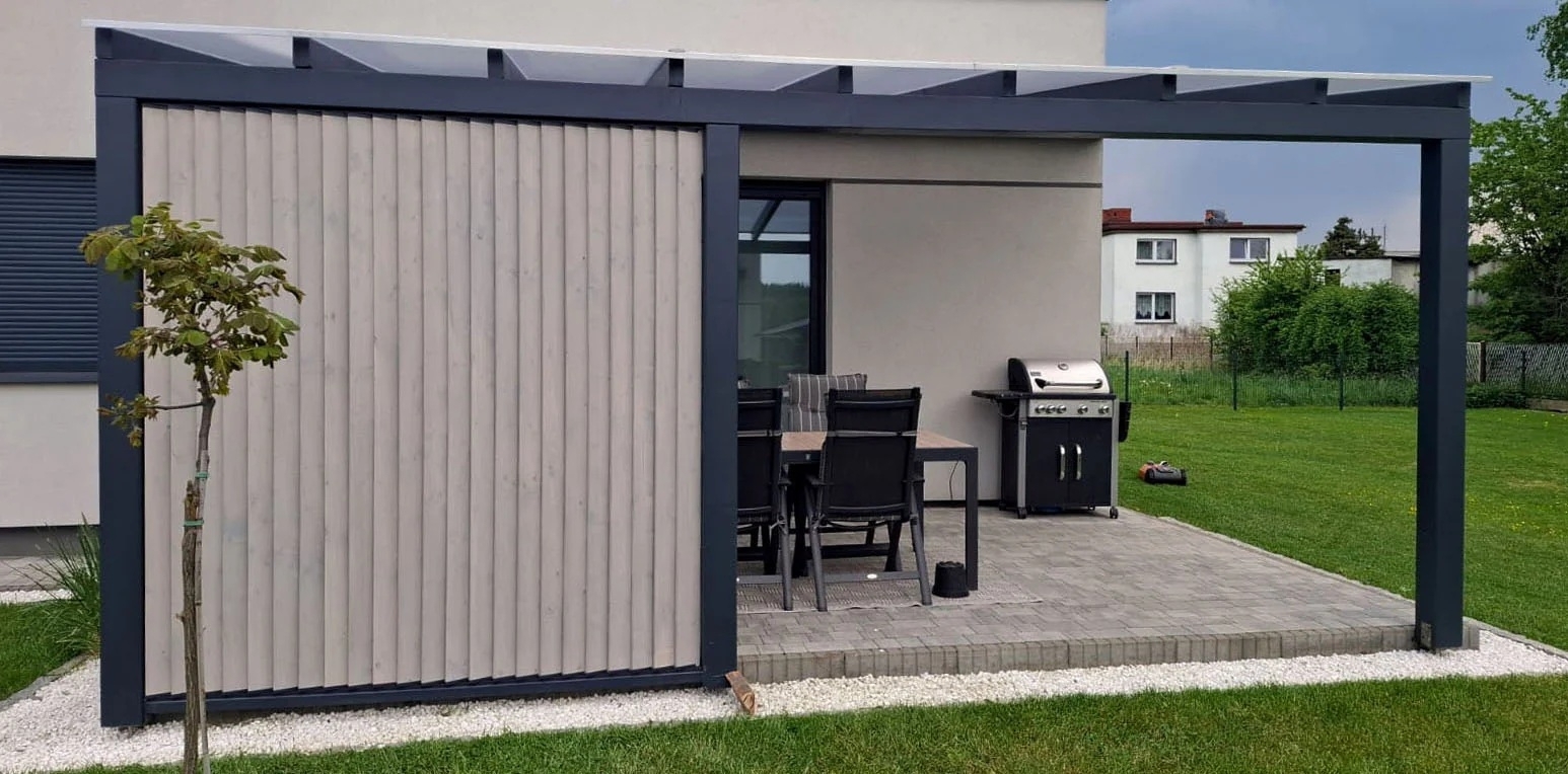 Jalousiesystem vertikal Aluminium L 1090 mm Pulverbeschichtet Weiss RAL 9003 Paar-89.FGSWSV1090ALR9003