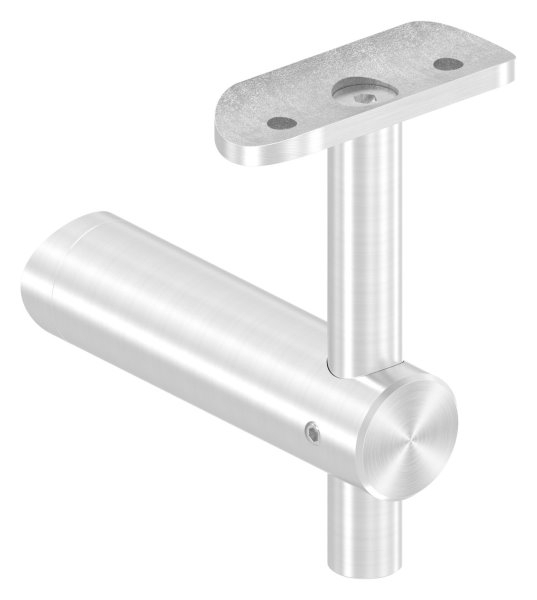 Handlaufhalter höhenverstellbar und Halteplatte für Ø 42,4 mm V2A