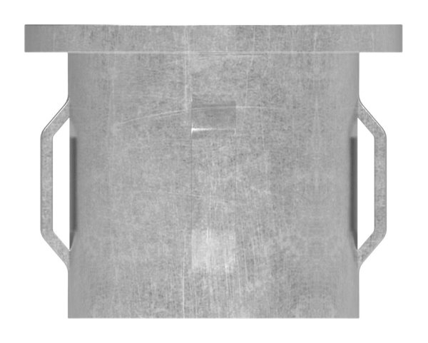 Stahlstopfen flach | für Rundrohr Ø 33,7x1,8-2,2 mm | Stahl S235JR, roh
