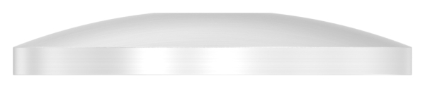 gewölbte Schale, Ø 42,4mm, mit Bohrung, V2A