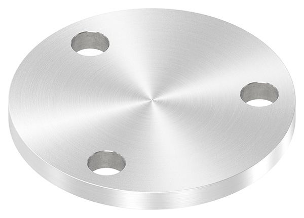 Ankerplatte Ø 100 x 8mm- mit Rundschliff- V2A-88-1154103-240-8.R