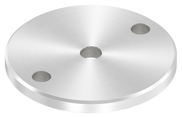 Ankerplatte Ø 100 x 8 mm mit Zentrierbohrung- Ø 12-5 mm V2A-11-2225RF.4