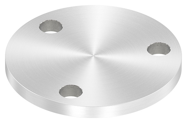 Ankerplatte Ø 100 x 8mm- mit Rundschliff- V2A-88-1154103-240-8.R