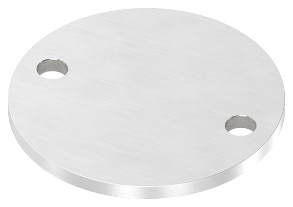 Ankerplatte Ø 100 x 6 mm mit 2 Bohrungen á Ø 11 mm V2A-11-2263.4