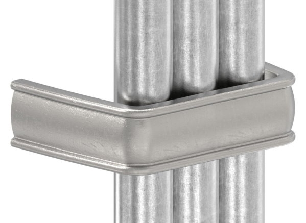 Bund - 100 Stueck - Material- 16x4 mm - Innenmass- 42x35 mm - Stahl -Roh- S235JR-30-6723-100.8