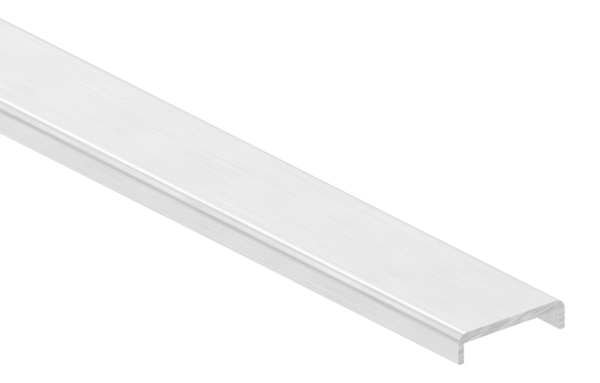 Kantenschutz Aluminium fuer Glas 20-00–21-52 mm L = 6000 mm eloxiert E4-EV1-88-1180583-ALU.6M