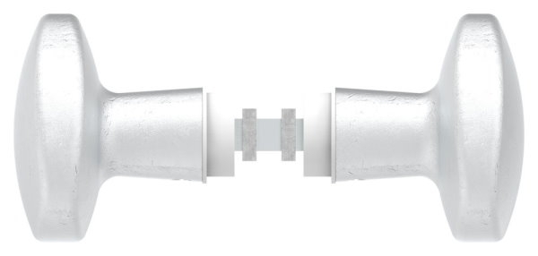 Tuerdrueckerpaar Aluminium gerundet- variabel einsetzbar-88.1115903
