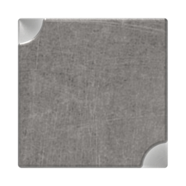 Vierkant gehaemmert - Material- 12x12 mm - Laenge- 3300 mm - Stahl -Roh- S235JR-30-1485.8