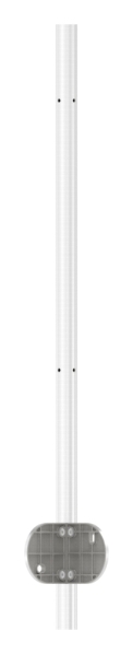 Edelstahlpfosten V2A zur Wandmontage fuer 90° Ausseneck- Laenge 1190mm-88-1140542-240.AE