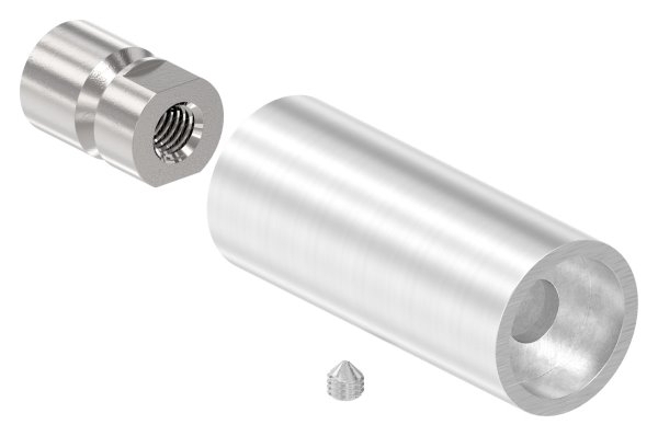 Rohrabstandshalter V2A für Stoßgriffe (Flach)