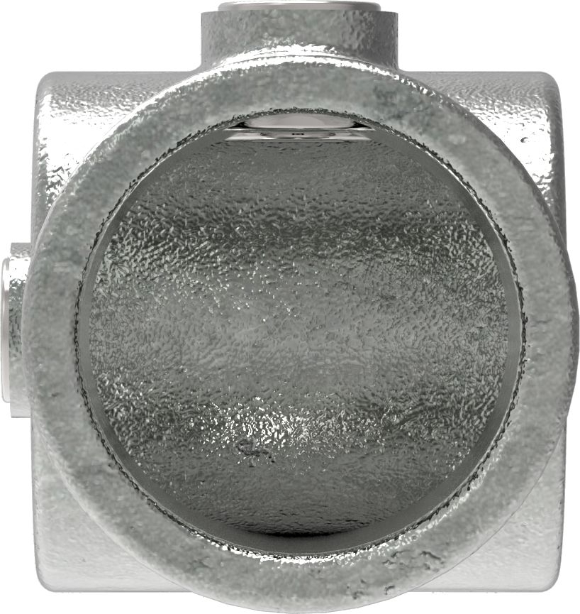 Rohrverbinder Kreuz-T-Stueck kombiniert Ø 26-9 mm -3-4- - Temperguss verzinkt - 165A27-165A27