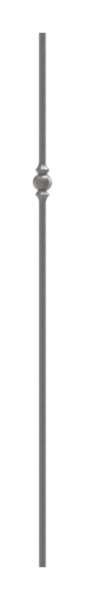 Zwischenstab | Länge: 900 mm | Material: 14 mm | rund, gehämmert | Stahl S235JR, roh