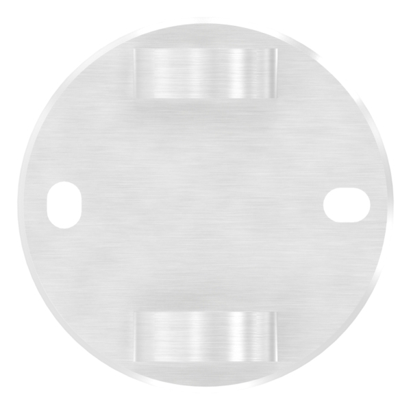 Wandbefestigung zum Spannen für Rundrohr Ø 33,7 mm V2A