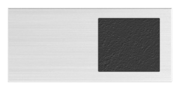 Halteplatte für Glas | Anschluss Ø 48,3 mm