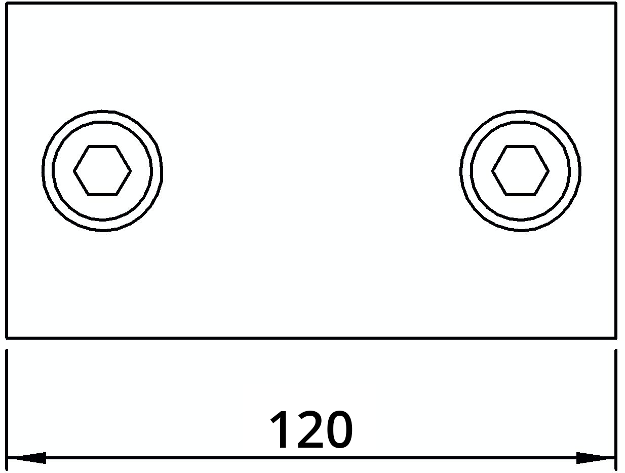 Rohrverbinder | Verlängerungsstück außen | 149E60 | 60,3 mm | 2" | Temperguss u. Elektrogalvanisiert