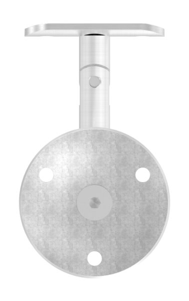 Handlaufhalter V2A Rohr 42-4mm Ronde 68x5mm Wandabstand 84mm Gelenk-11-2033.4