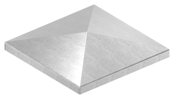 Pfeilerbedecker | für Quadratrohr | Maße: 120x120 mm | Stahl S235JR, roh