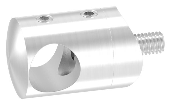 Querstabhalter V2A Edelstahl – Anschluss 33-7 mm fuer Rundstaebe 14 mm inkl- Schrauben-11-1017.4