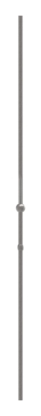 Designstab Stahl S235 Ø 12 mm H 1000 mm mit Kugel Ø 25 mm-88-1156141.ST