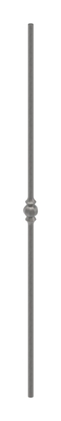 Zwischenstab | Länge: 900 mm | Material: 14 mm | rund, gehämmert | Stahl S235JR, roh