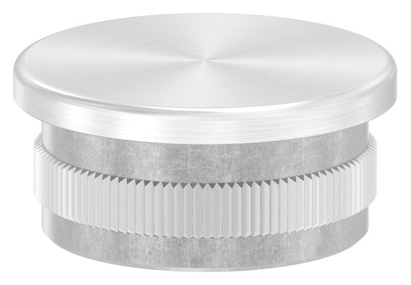 Einsteckkappe V4A Ø 33-7x2-0 mm- flach- zum Einschlagen-11-5400.1