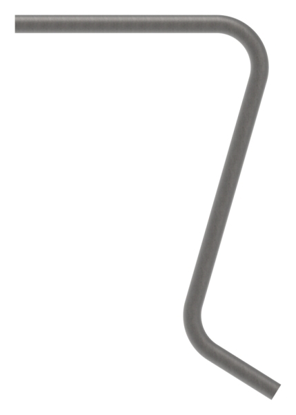 Schwanenhals-Anfänger aus Stahl 42,4x2,6mm