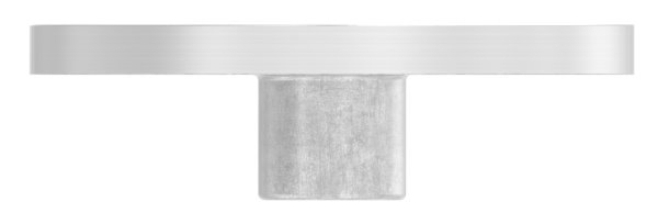 Platte flach mit M8 fuer Rohr Ø 48-3 mm V2A-11-5268.4