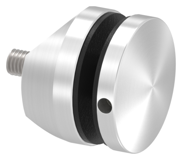 Glaspunkthalter Ø 52 mm fuer Anschluss- flach - Ø 48-3 mm V2A - V4A-10.GPH52