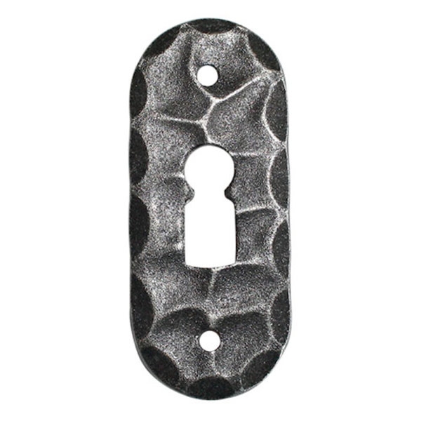 Schlüsselrosette | Maße: 72x30 mm | Stahl (Roh) S235JR