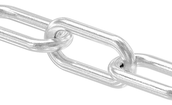 Edelstahlkette V4A Ø 10 mm langgliedrig DIN 763-88.11101200010