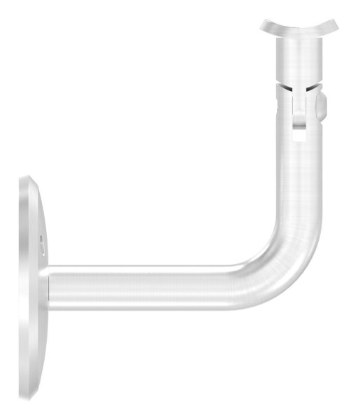 Handlaufhalter mit Gelenk und Halteplatte für Ø 42,4 mm V2A
