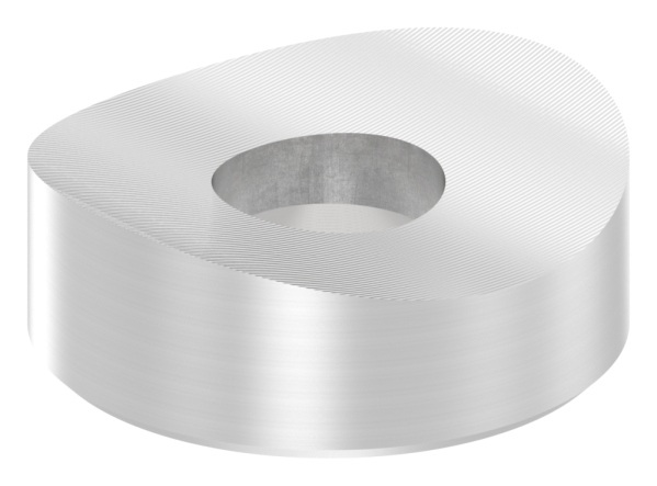 Ausgleichsstück Ø 18mm für Rundrohr 48,3mm mit Senkbohrung 6,5 mm, V2A