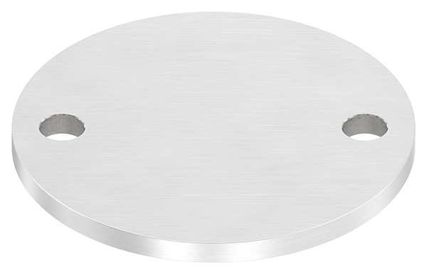 Ankerplatte Ø 100 x 6 mm mit 2 Bohrungen á Ø 11 mm V2A-11-2263.4