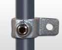 Rohrverbinder | Befestigungsring mit Flansch 1 Bohrung | 199A27 | 26,9 mm | 3/4" | Temperguss u. Elektrogalvanisiert