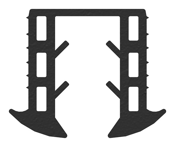 Keildichtung Glas 8,00 - 10,76mm, für Nut 24x24mm