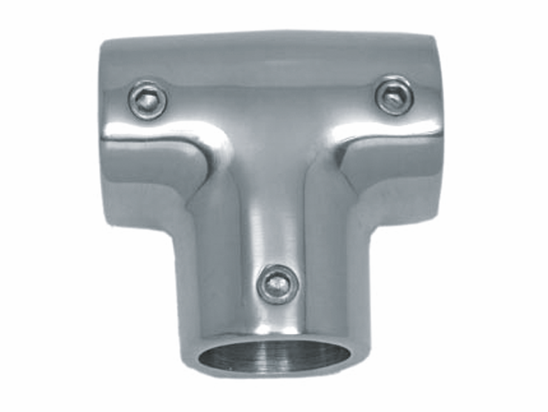 T-Stueck Rohrverbinder 90° Fuer Rohr- 22 - 30 mm V4A - Verkauf in VPEs-66-64-411.8205