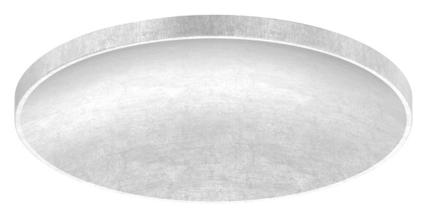 Klöpperboden  Ø 33,7 mm  leicht gewölbt zum Aufschweißen  V2A | Höhe 2,0 mm