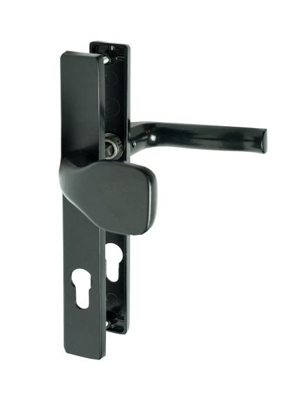 Tuergriff Garnitur Zamak schwarz 90mm - Wechselgarnitur mit Schildern-89-11D121690-A.4