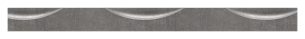 Flacheisen | 2x gerillt | Länge: 3000 mm | Material: 50x6 mm | Stahl (Roh) S235JR