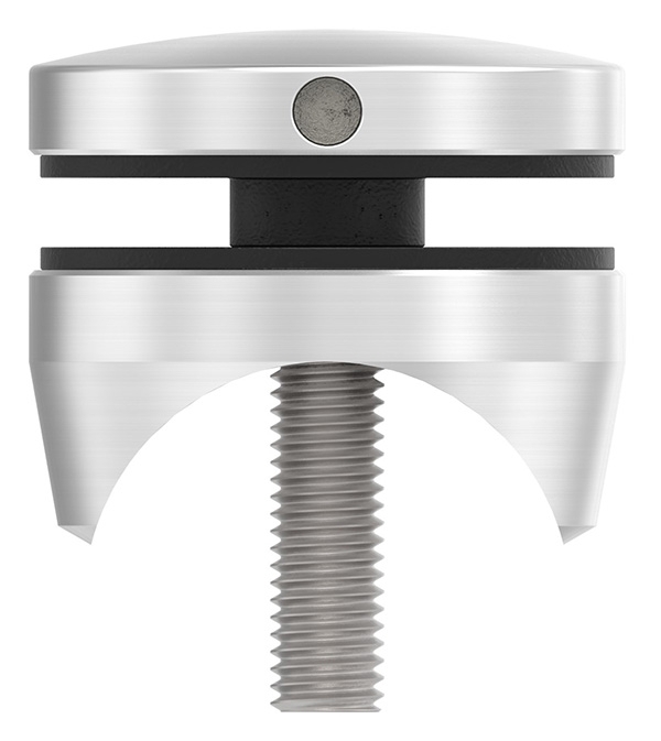 Glaspunkthalter Ø 52 mm- V2A- Anschluss- Rohr Ø 42-4 mm-10-5142.4