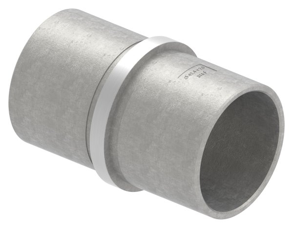 Rohrverbinder V4A fuer Rohr Ø 42-4 x 2-0 mm L 65 mm mit Mittelsteg-11-3371.1
